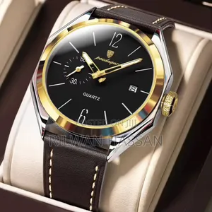 Poedagar Classic Chronograph Leather