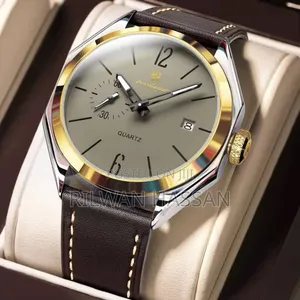 Poedagar Classic Chronograph Leather