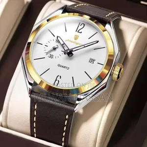Poedagar Classic Chronograph Leather