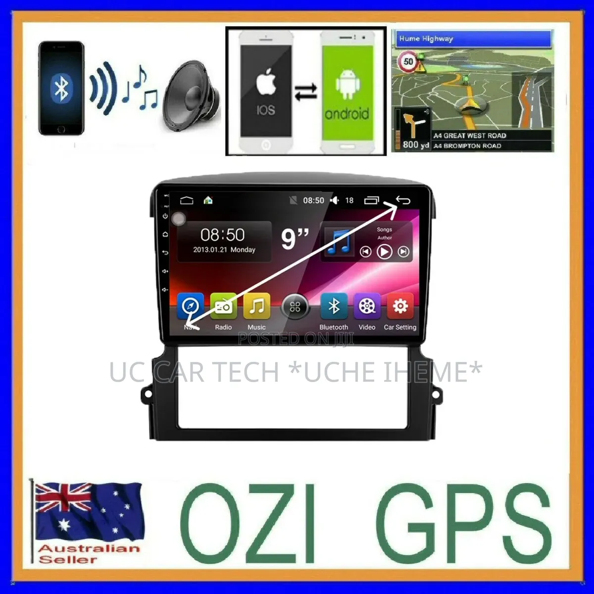 Kia Sorento 2003-2009 Android Screen