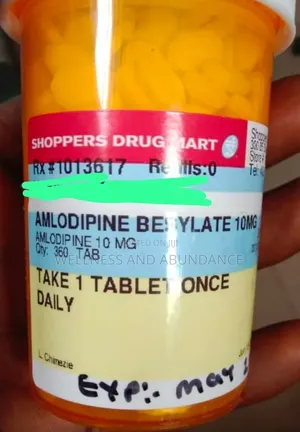 360 Tablets Amlodipine Besylate-10mg (Foreign)