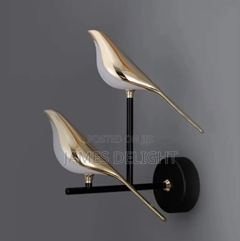 Nordic Double Bird Led Wall Lamp.