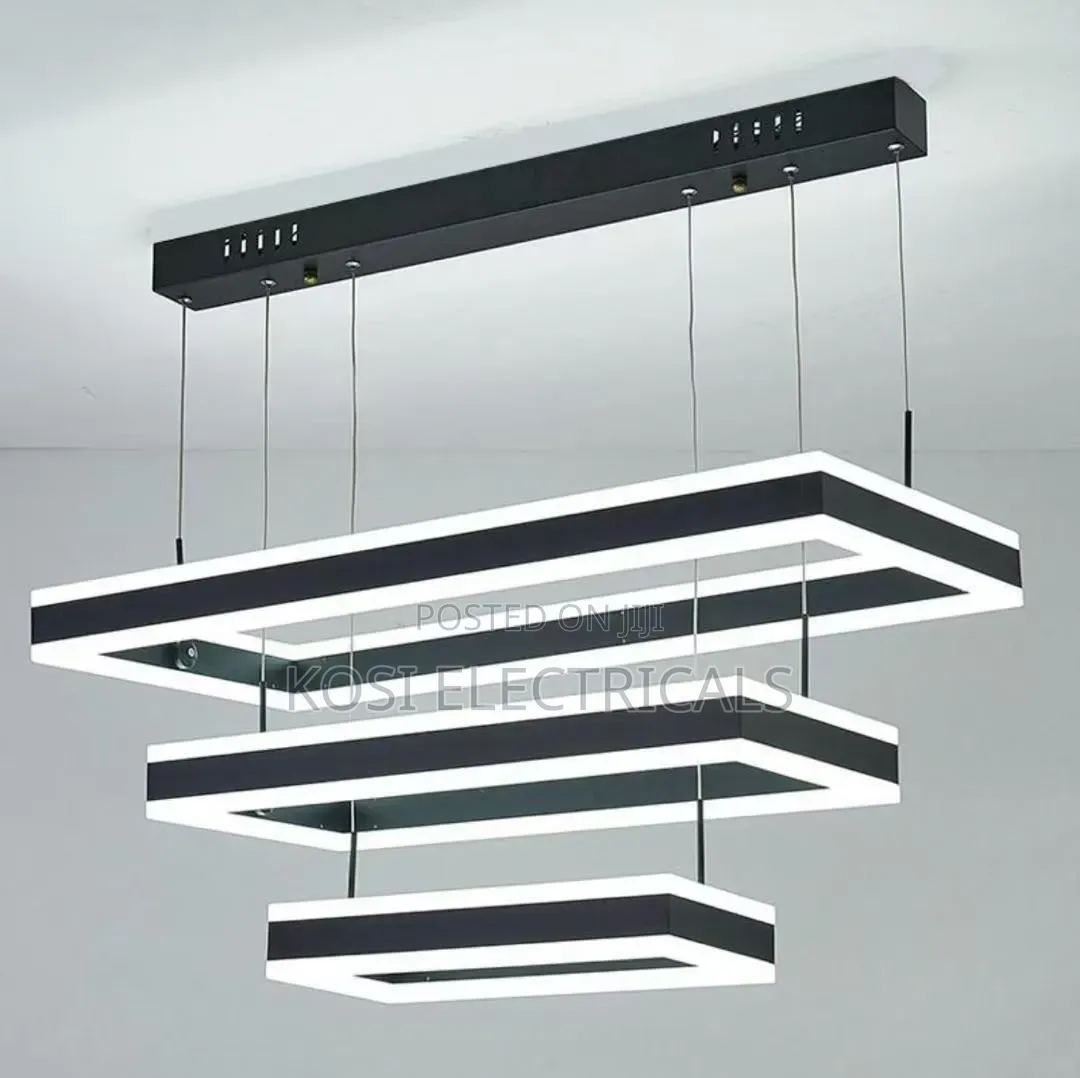 Black Chandelier Drop Light