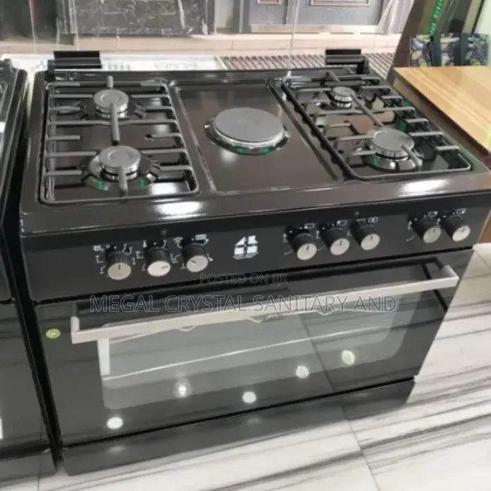 5gas Burners With Electric Oven