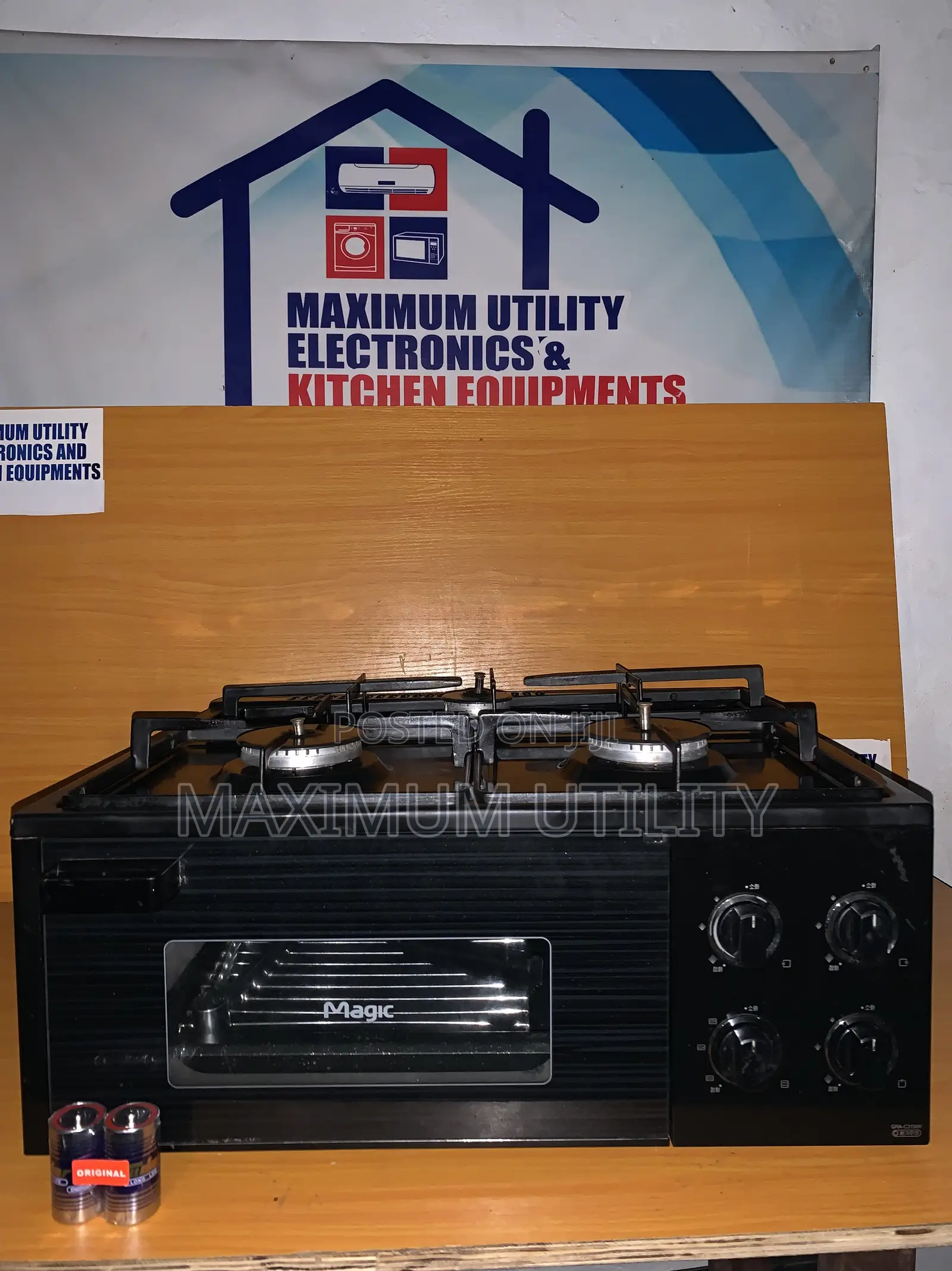 Magic Uk Used 3 Burners Pan Top Oven