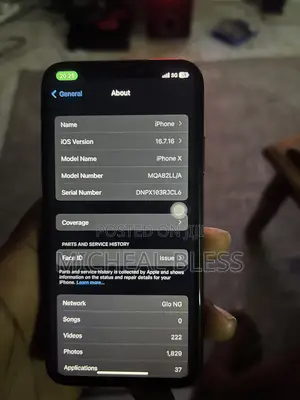Apple iPhone X 256 GB Gray