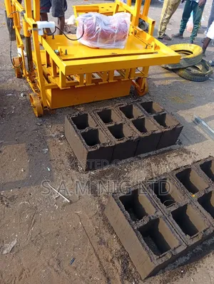 Concrete Block Producing Machine.