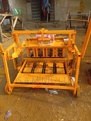 Concrete Block Producing Machine.