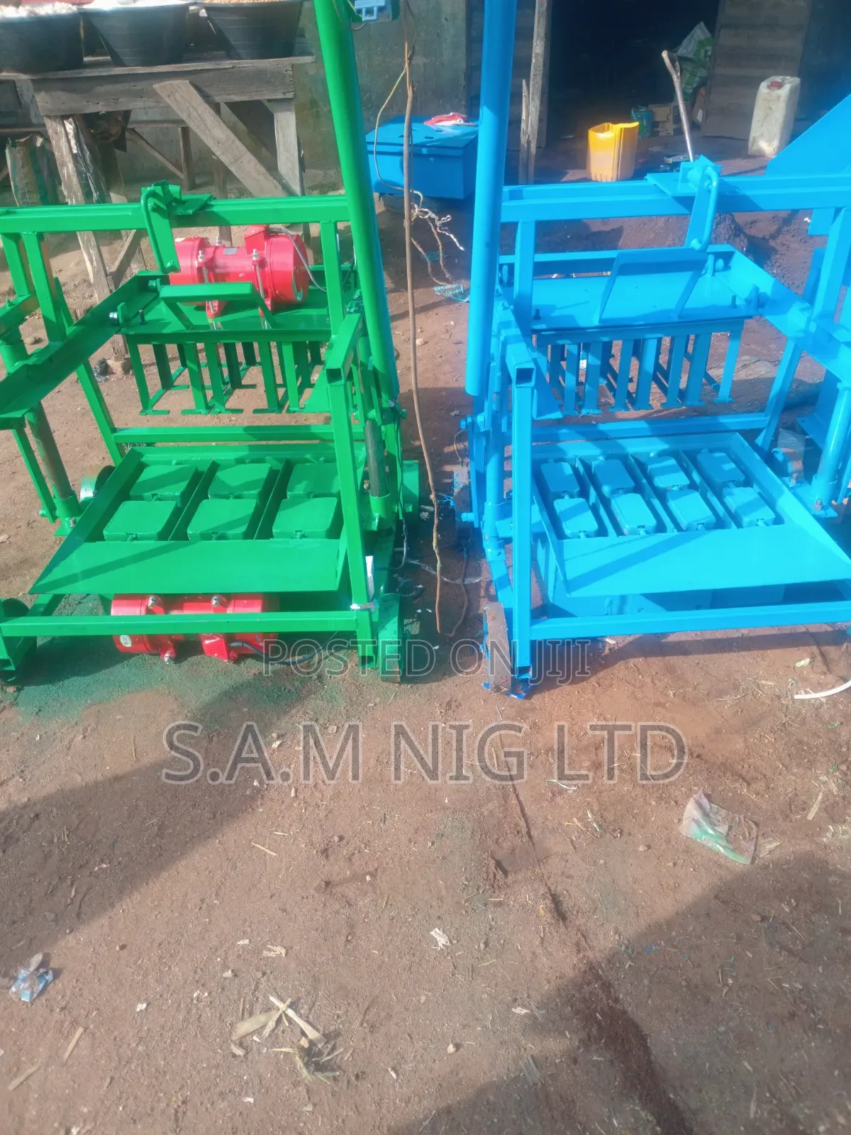 Movable Concrete Block Producing Machine