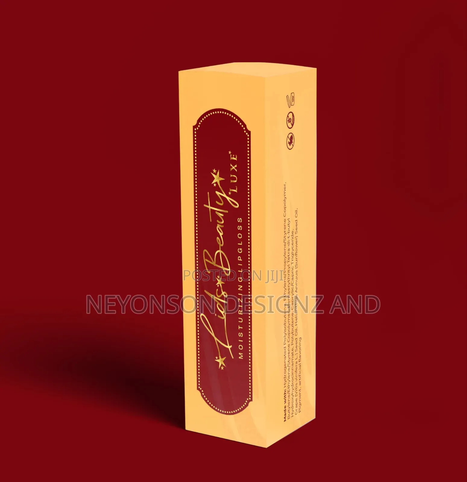 Lip Gloss Packaging Design Print
