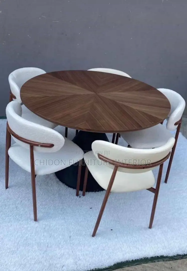 Executive Round Dining Table and Chairs