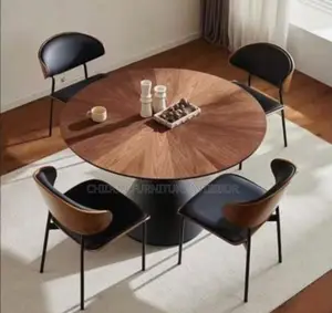 Executive Round Dining Table and Chairs