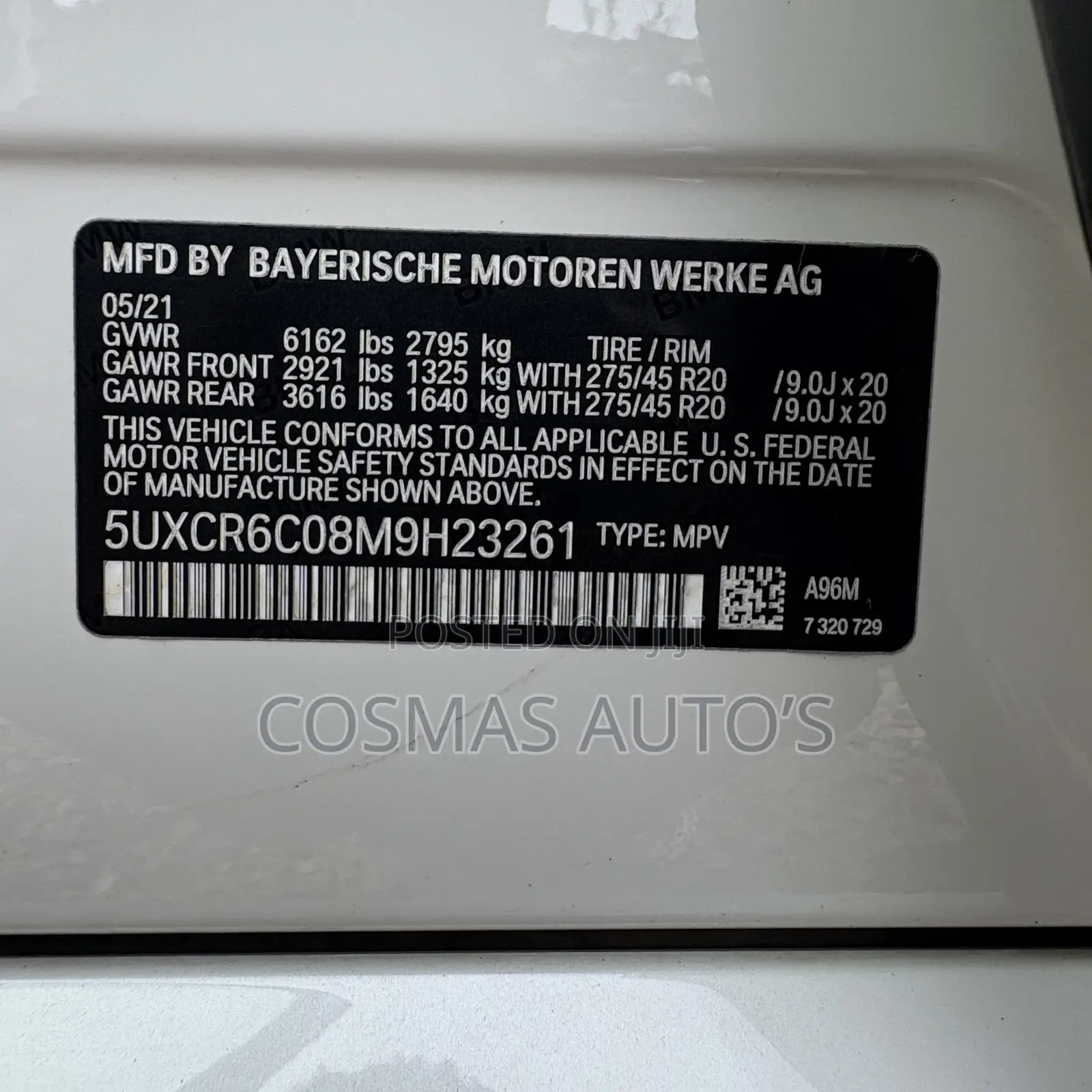 BMW M5 2021 White