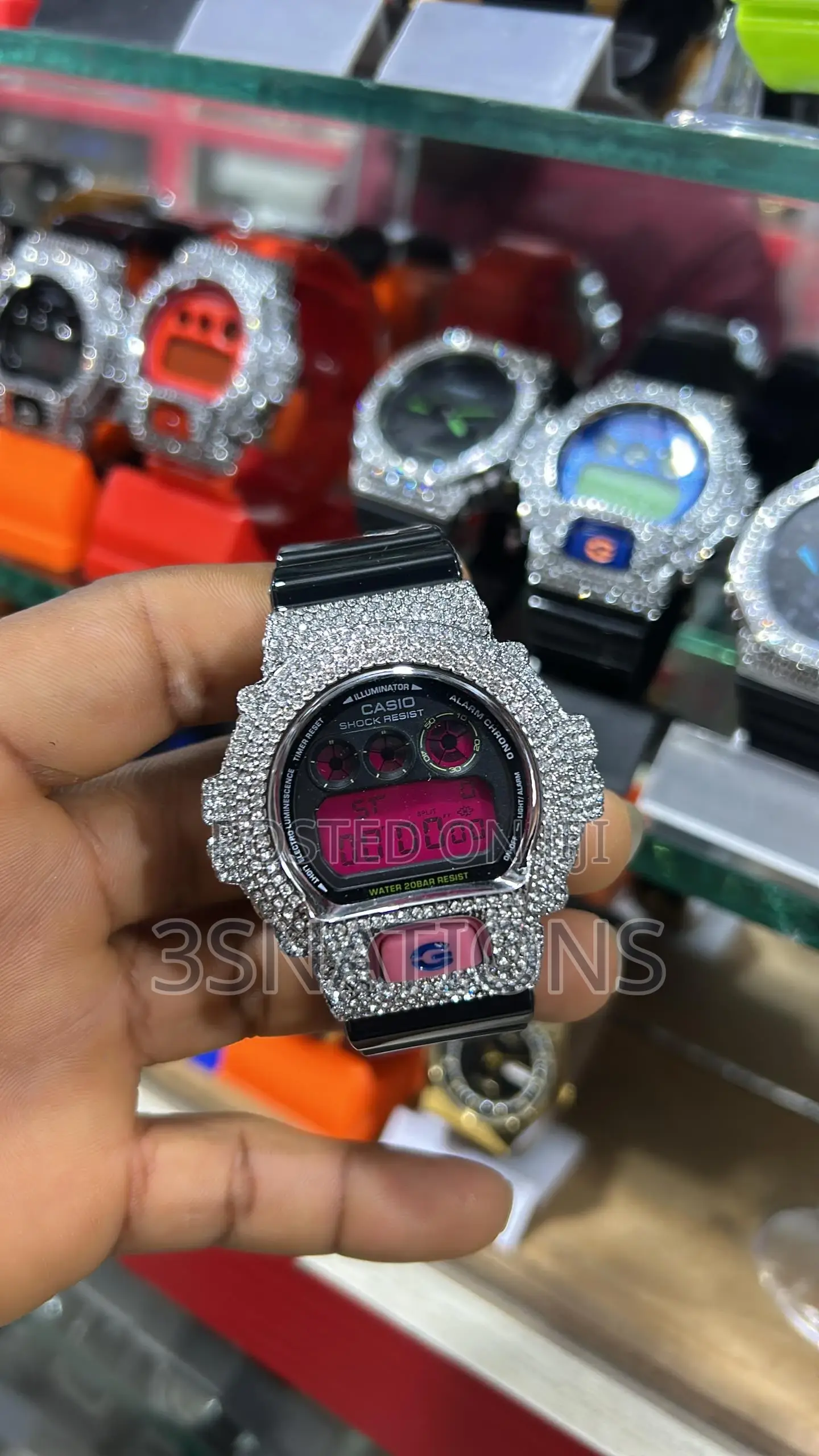  G-Shock Iced-Out Digital Watch 