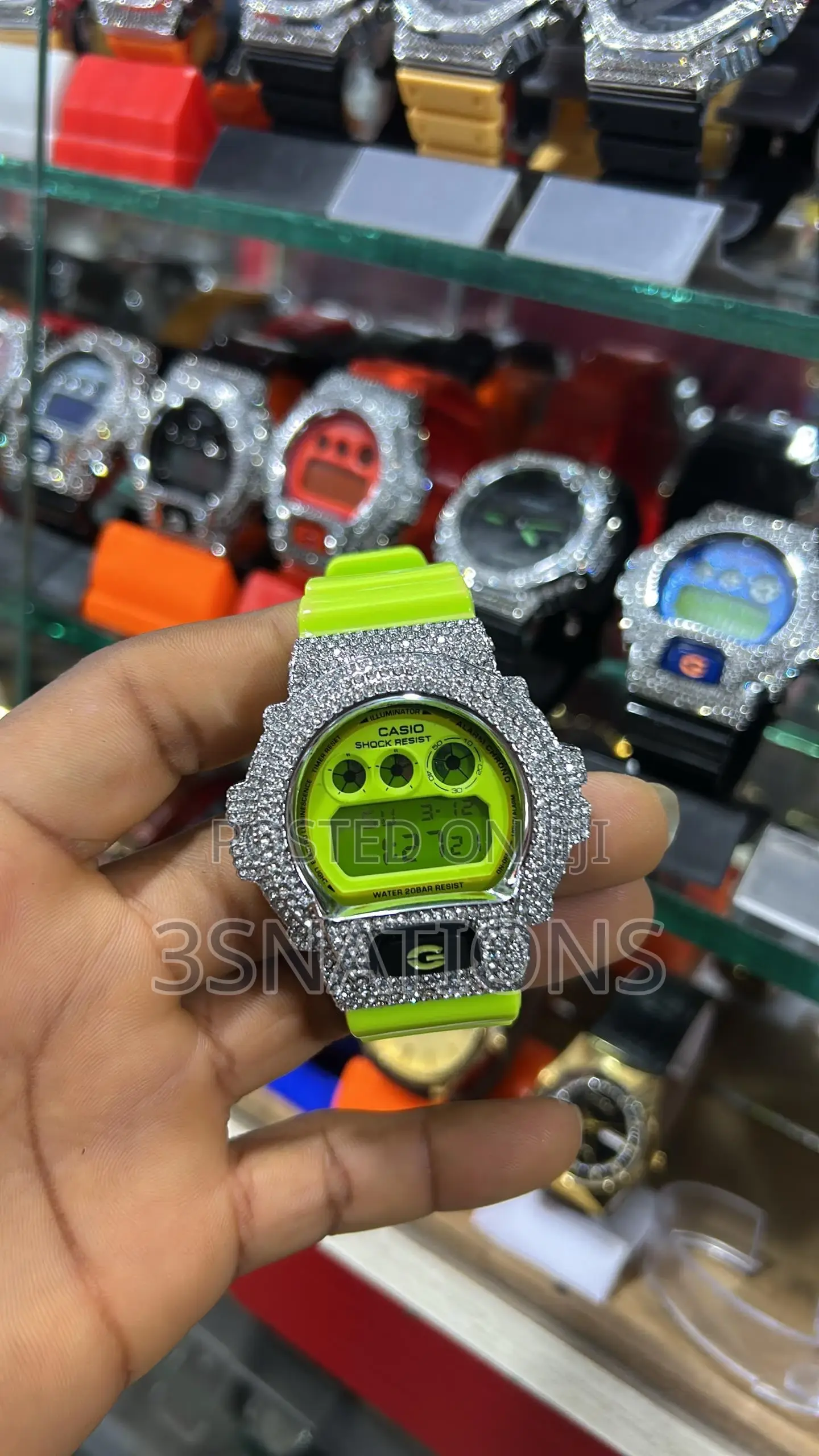  G-Shock Iced-Out Digital Watch 