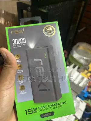 Rexi 30000mah Power Bank With 15w Fast Charging