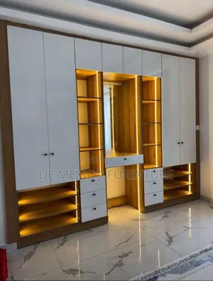 Beautiful Wardrobe With Tape Light Inside