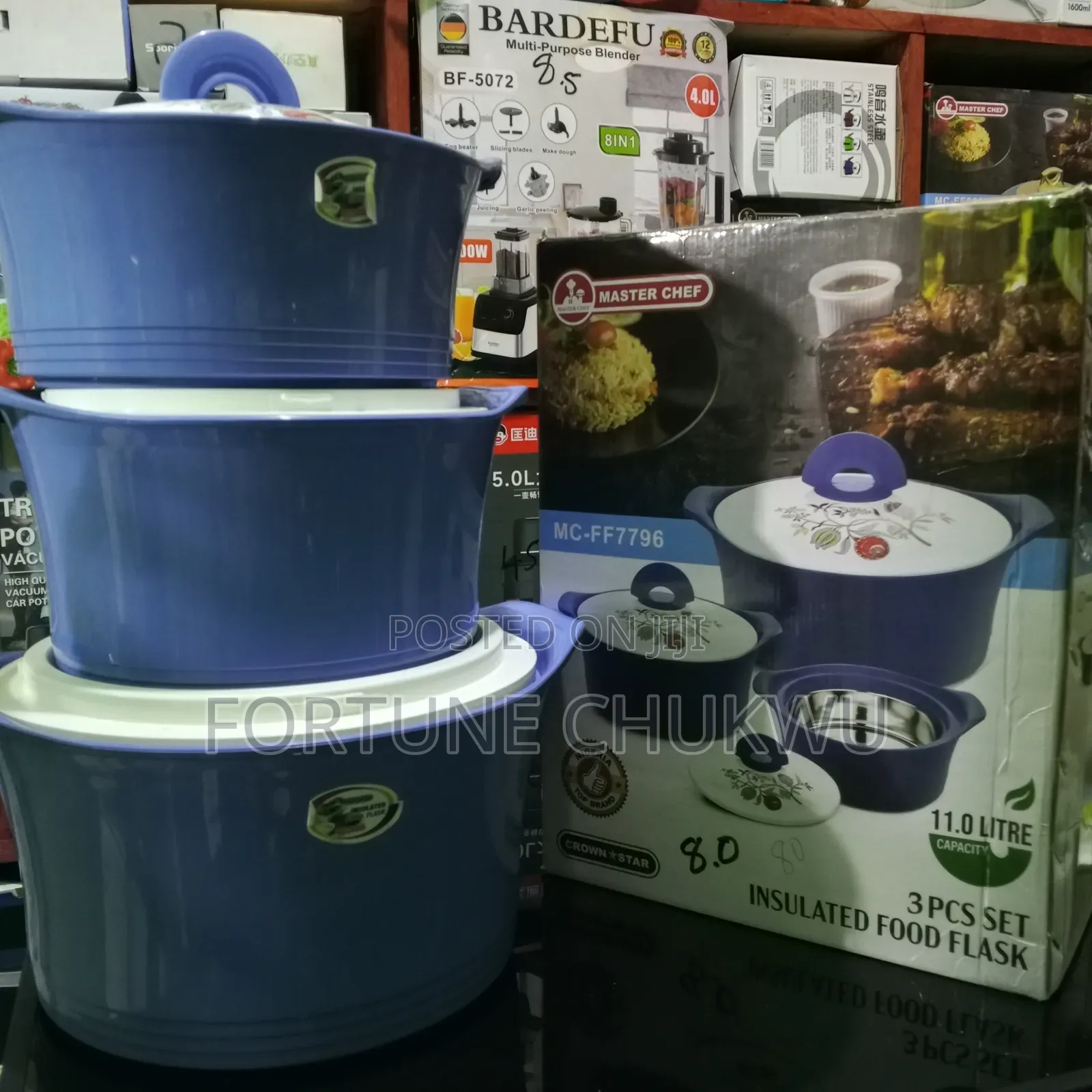 3 Pacs Insulated Food Flask
