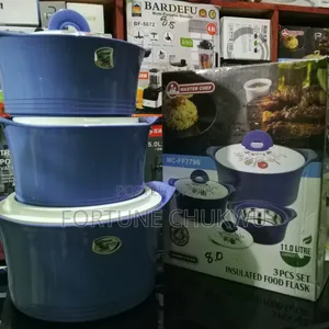 3 Pacs Insulated Food Flask