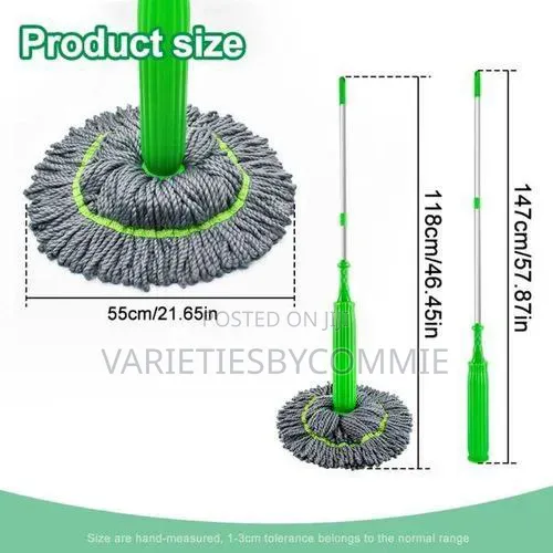 Quick Drying Super Absorbent Microfiber Twisting 3600 Mop
