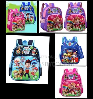 Cartoon Pattern Kindergarten Backpack School Quality Bags Boys Girls