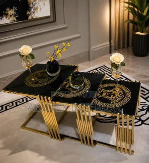 Quality Luxury 3 in 1 Side Stool Glass Top