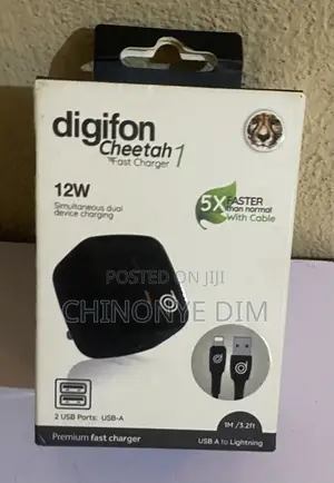 Digifon Cheetah 1 Fast Charger 12w 5x Charging (No Cable)