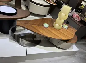 Coffee Table Vintage Walnut Coffee Table for Living Room