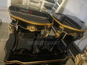 Modern Classic Royal Center Table and Side Stools