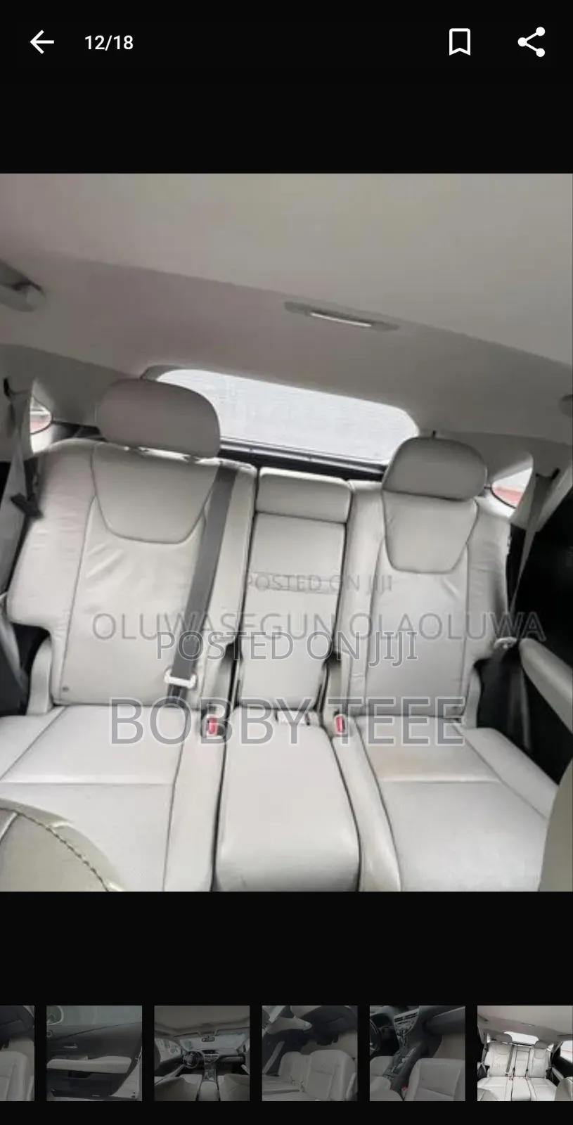 Lexus RX 350 FWD 2012 Gray
