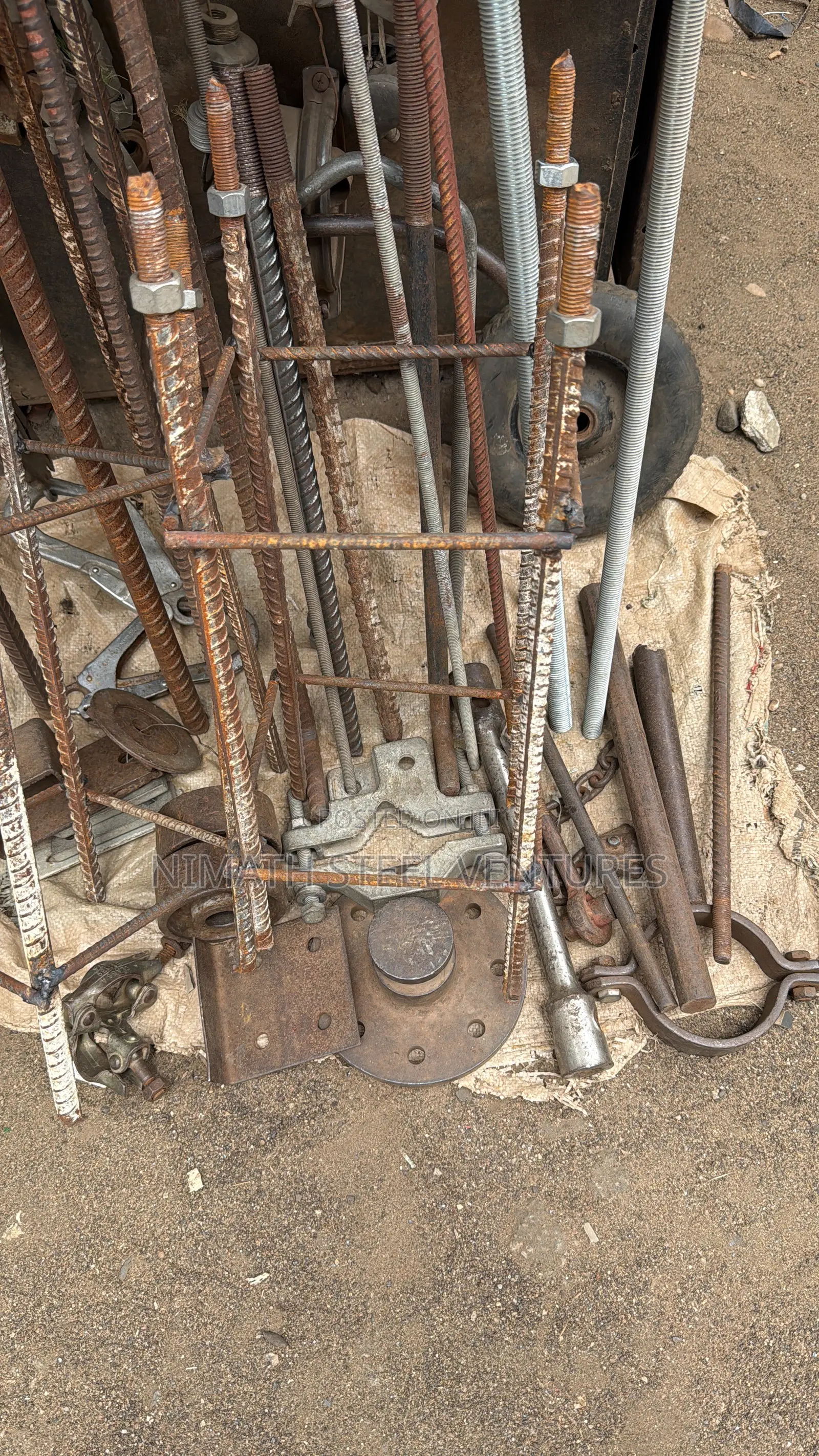 Foundation Plate,Rods and Bolts