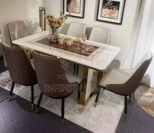 Luxurious Brown 6 Seater Dining