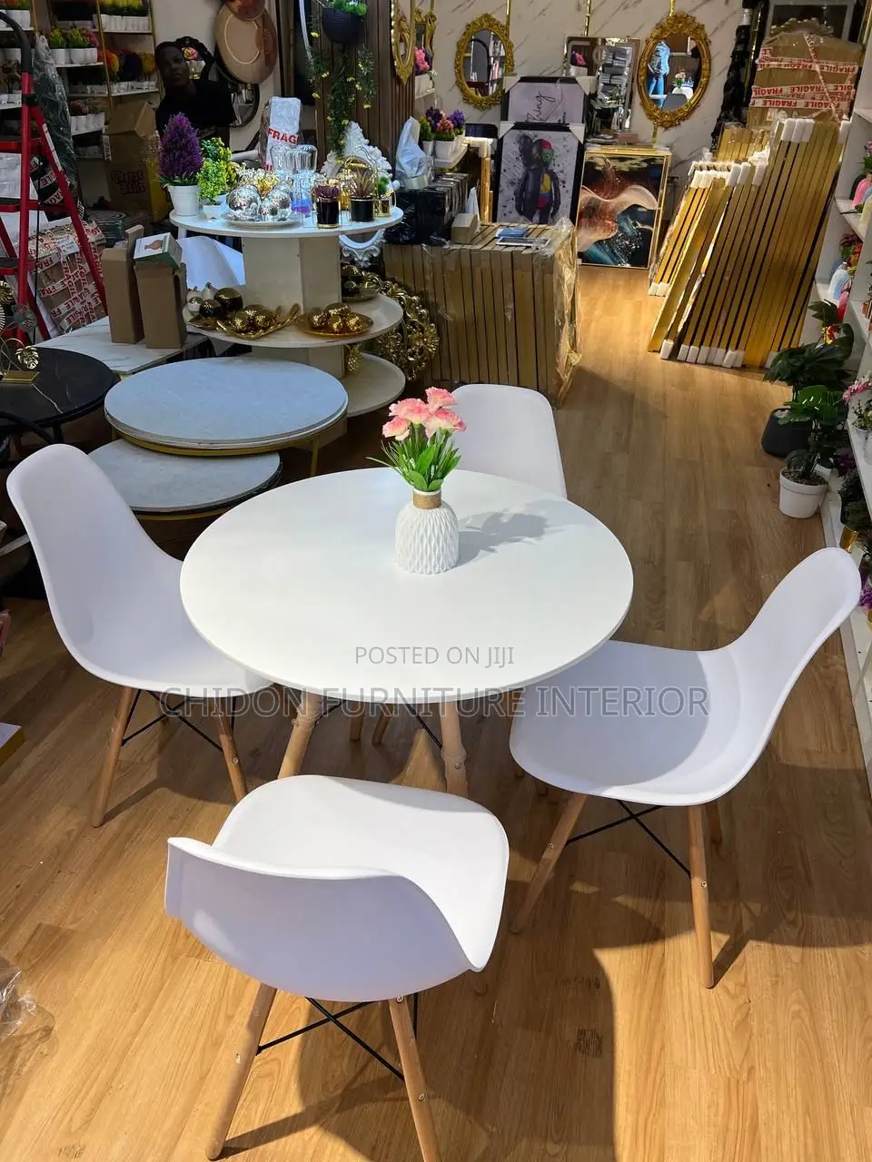 Restaurant Dining Table and 4 Chairs