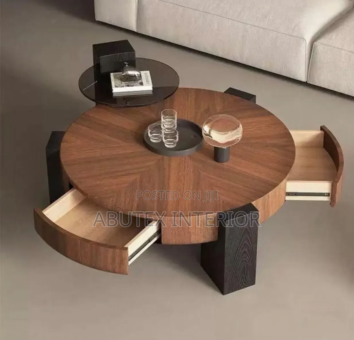 Luxury Executive Imported Table With S Side Stool