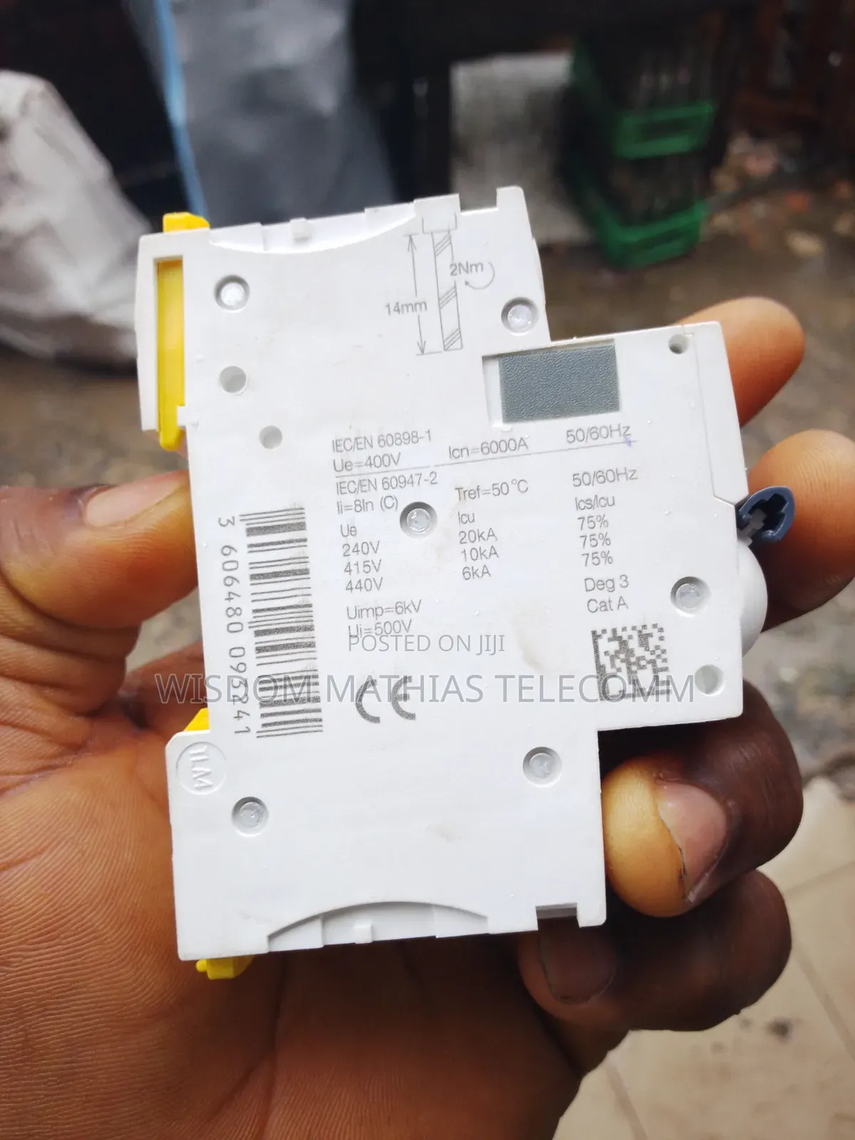 2 Pole MCB Circuit Breaker 100a Original