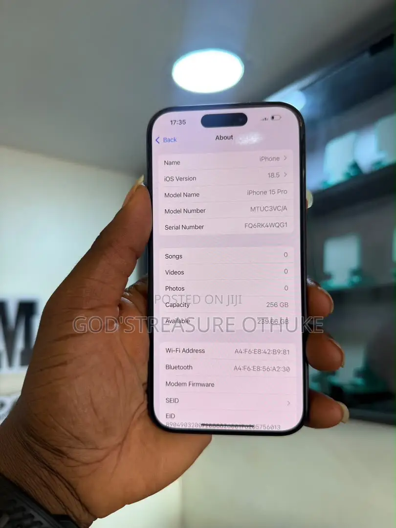 Apple iPhone 15 Pro 256 GB Black