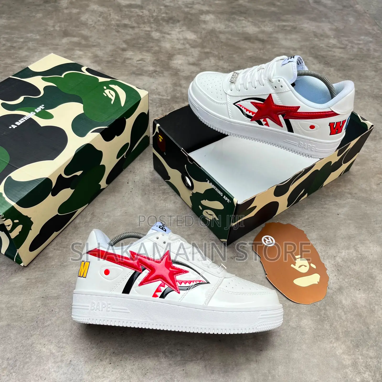 Bathing Ape Bapesta Shark Ajah