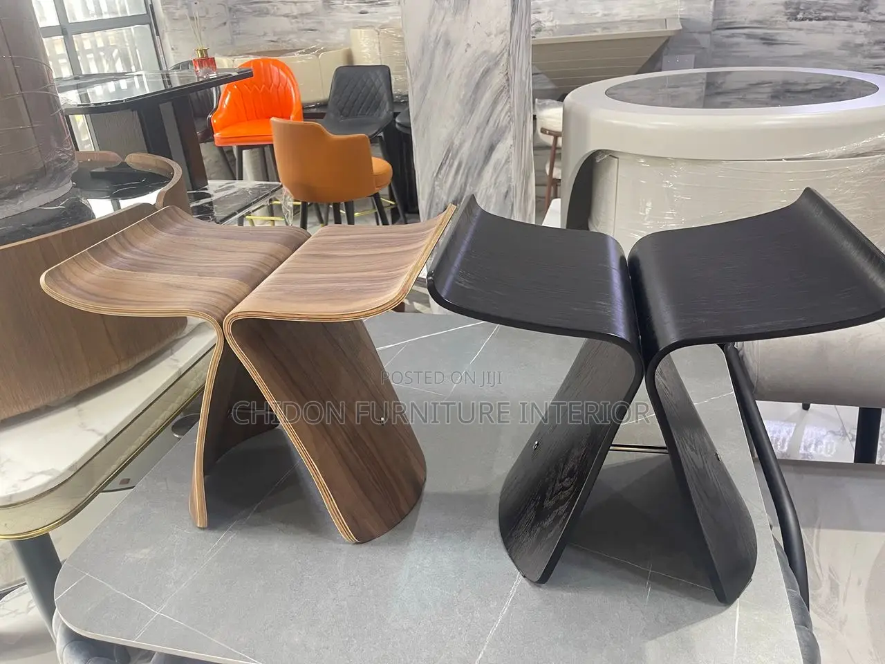 Luxury Butterfly Side Stool