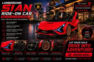 Get Your Child's First Red Color Lamborghini Ride on Kid's Toy Car