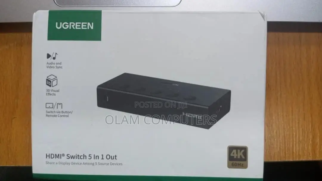 Ugreen Hdmi Switch 5 in 1 Out