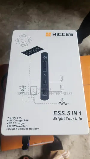 300w/1kwh Solar Generator Hicces Comes With 2 PCS of 200w Solar Panel
