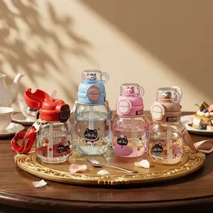 Cute Kids Water Bottle Leakproof Bpa-Free School Drinking Bottle