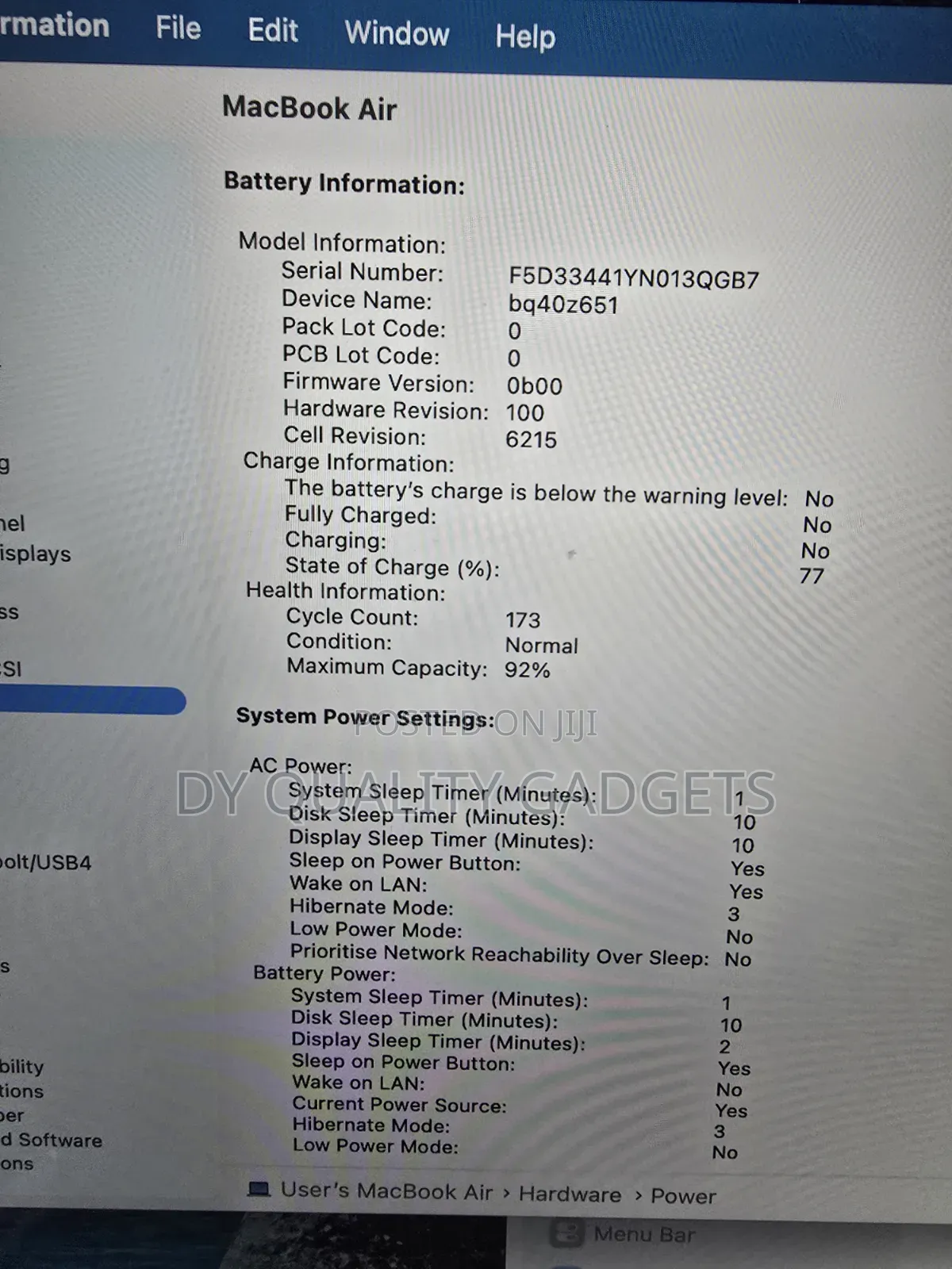 Laptop Apple MacBook Air 2023 M2 8GB Apple M2 SSD 256GB