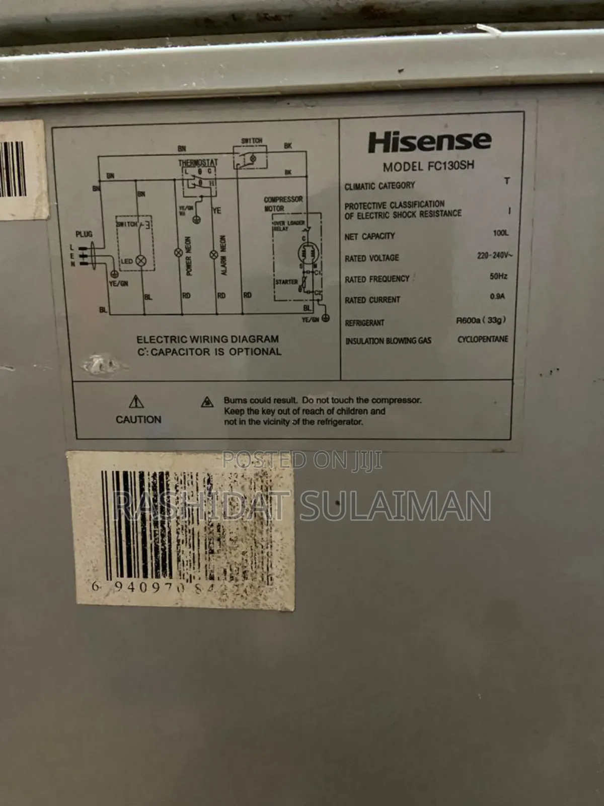 Deep Freezer (Hisense)