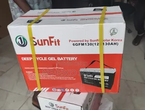 Premium Sunfit 12v 130ah Deep Cycle Battery for Solar Systems
