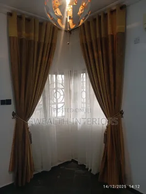 High Quality Turkish Curtains Brown
