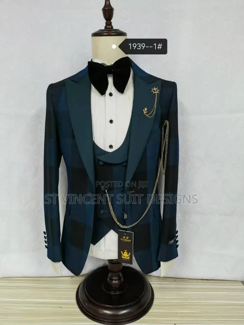 Green Checkers Suit