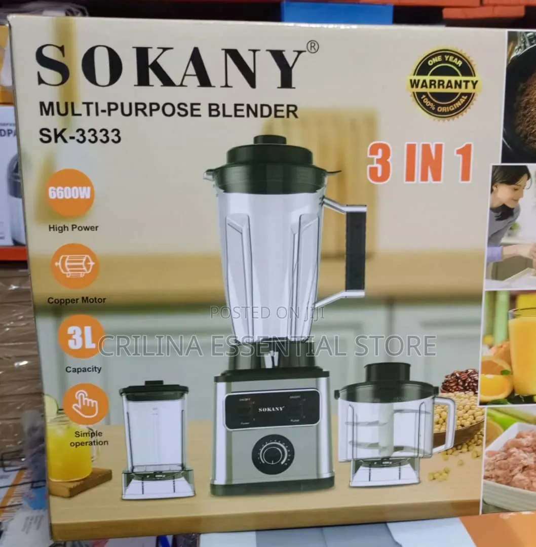 Sokany Multi-Purpose Electric Blender