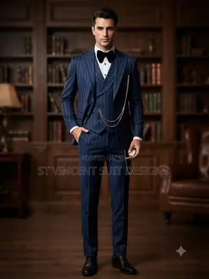 Checkers Blue Suit