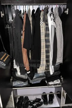 Neatly Used 3-door Wardrobe With Shoe Rack